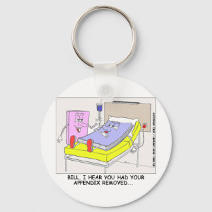Boek Appendix Coming Out Funny Geschenken & T-shir Sleutelhanger