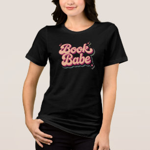 Boek Babe Tri-Blend Shirt