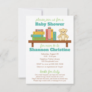 Boek Baby shower | Boeken voor Baby Kaart