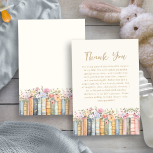Boek Baby Shower Dankkaart Bedankkaart