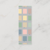 Boek Baby shower Mini Visitekaartje (Achterkant)