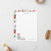 Boek & Bibliotheek Lezen Aangepaste Naam Notitiekaartje (Voorkant / Achterkant in situ)