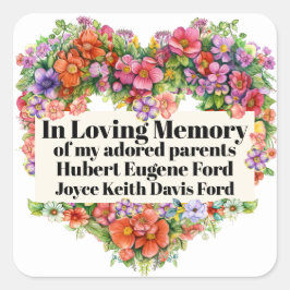 Boek Bord in Memoriam Sticker