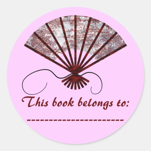 Boek Bord Sticker (Japanse Tea Garden) (Voorkant)
