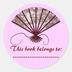 Boek Bord Sticker (Japanse Tea Garden)