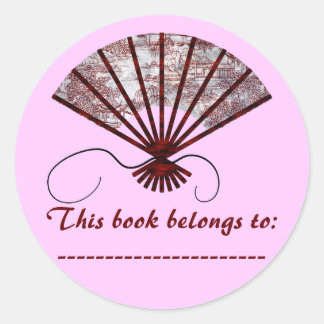 Boek Bord Sticker (Japanse Tea Garden)