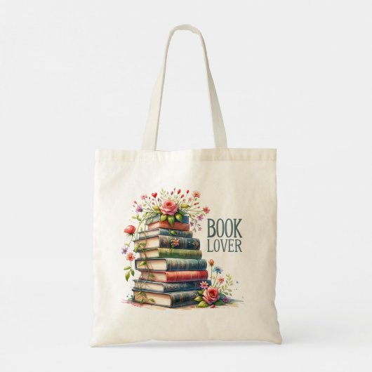 Boek Canvas tas Boek Liefhebbers Gift (Achterkant)