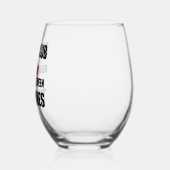 BOEK CLUB-aflezing tussen wijnen Wijnglas Zonder Voet (Links)