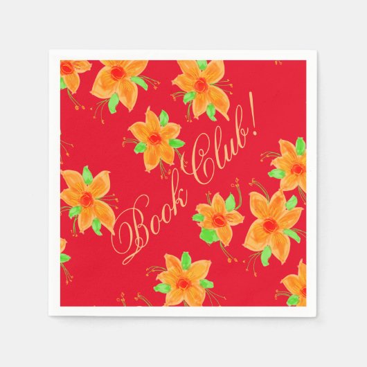 Boek Club Luncheon Servetten (Voorkant)