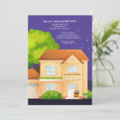 Boek de Buren Halloween Uitnodiging (Staand voorkant)