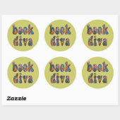 Boek Diva 2 Ronde Sticker (Vel)