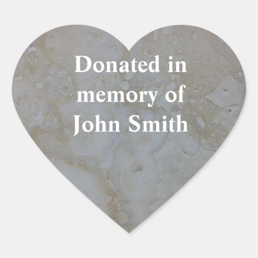 Boek Donatie Sticker Stone (Voorkant)