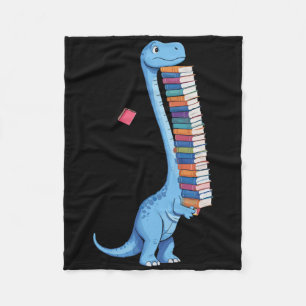 Boek Dragende Dinosaurus Leest Dino Fleece Deken