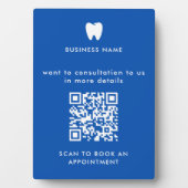 Boek een benoeming | QR-code internetscan Fotoplaat (voorkant)