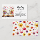 Boek en Ring Thema Display Douche Informatiekaartje (Voorkant / Achterkant)