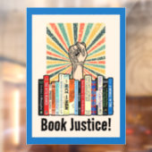 Boek Gerechtigheid! Raamsticker (Vel 2)