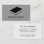 Boek | Gesloten Visitekaartje (Voorkant / Achterkant)