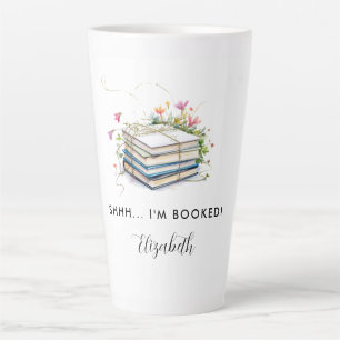Boek Gift Wildflowers Funny Bookish Naam Latte Mok