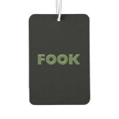 Boek groene zwarte auto luchtverfrisser (Achterkant)