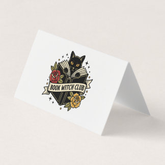 Boek Heksenclub Kat Logo Visitekaartjes