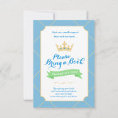 Boek in plaats van Kaart | Baby shower van de klei (Voorkant)
