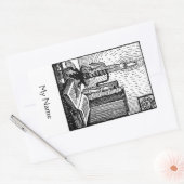 Boek & Kaars Boekplaat Sticker (Envelop)