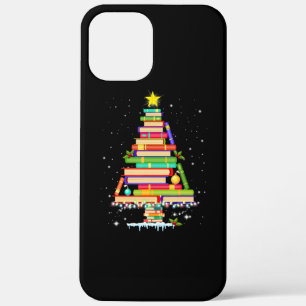 boek kerstboomgaard kerst bibliothecaris iPhone 12 pro max hoesje