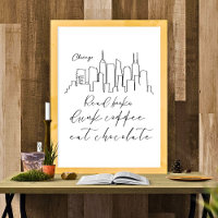 Boek Koffie Chocolade Liefhebber Chicago Outline D