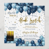 Boek Lancering Ondertekening Party Uitnodiging (Voorkant / Achterkant)