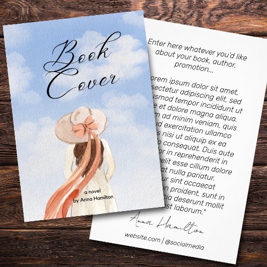 Boek lancering promotioneel flyer