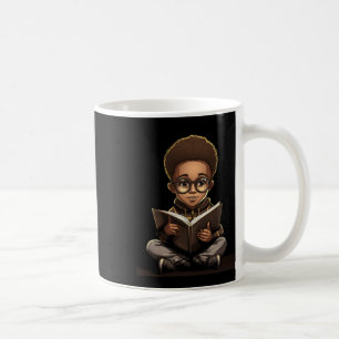 Boek Lezen Afro Afro-Amerikaanse Lezer Boekenwurm Koffiemok