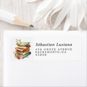 Boek Lezer Retouradres Label
