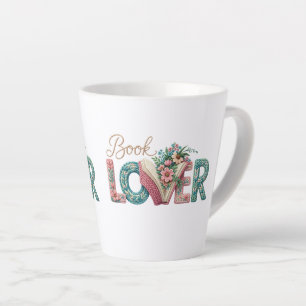 Boek Liefhebber Pastel Latte Mok