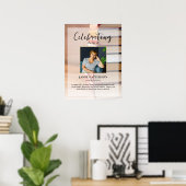 Boek Liefhebber Viering Van Het Leven Uw Foto Rouw Poster (Thuiskantoor)