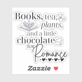 Boek Lover Boekenworm Lezen Sticker