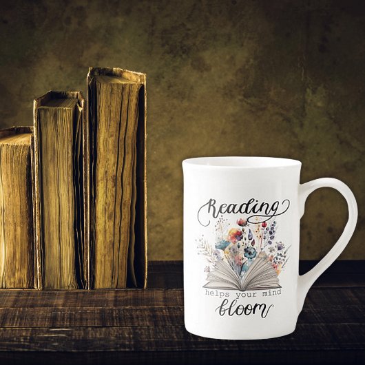 Boek Lover Bone China Mok