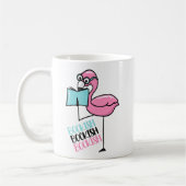 Boek Lover Flamingo Koffiemok (Links)