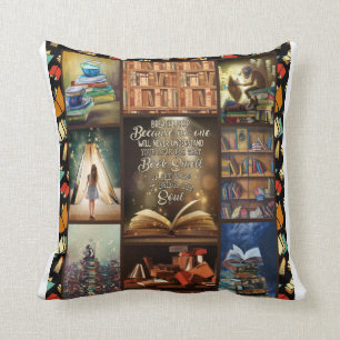 Boek Lover Gift, boekenworm, ik hou van het lezen Kussen