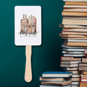 Boek Lover Hand Fan Handwaaier