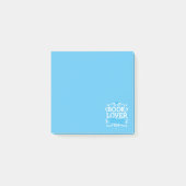 Boek Lover Post it Notes/blauw Post-it® Notes (Voorkant)