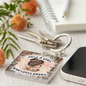 Boek Lover's Delight Sleutelhanger (Voorkant Rechts)