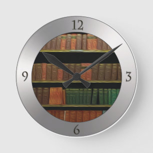 Boek Lover's Silver Ronde Klok
