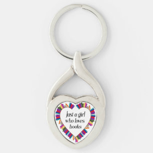 Boek Meisje Hart Sleutelhanger