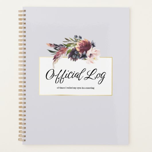 Boek met Ogenrol Planner (Voorkant)