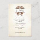 Boek Motif Bruiloft Behuizing Kaart (Voorkant)