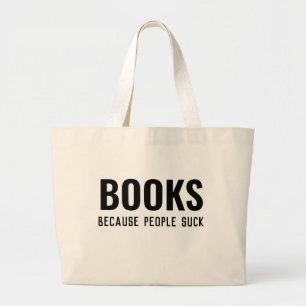 Boek Nerd Boek Bag   Librarian Gift Grote Tote Bag