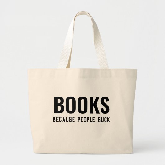 Boek Nerd Boek Bag | Librarian Gift Grote Tote Bag (Voorkant)