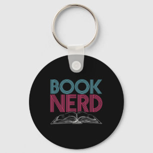 Boek Nerd Grappig Graphic Inspirerend Leesquote Sleutelhanger