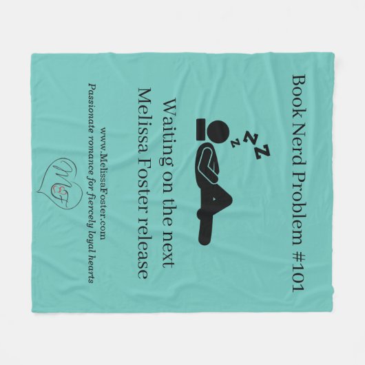Boek Nerd-probleem #101 Blanket Fleece Deken (Voorkant (Horizontaal))