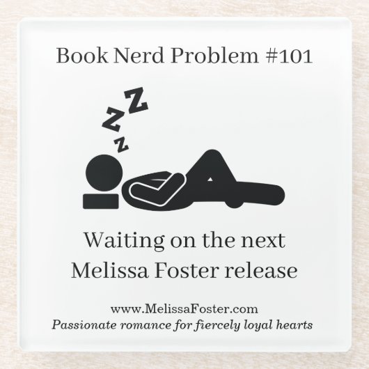 Boek Nerd-probleem #101 Onderzetter (Voorkant)